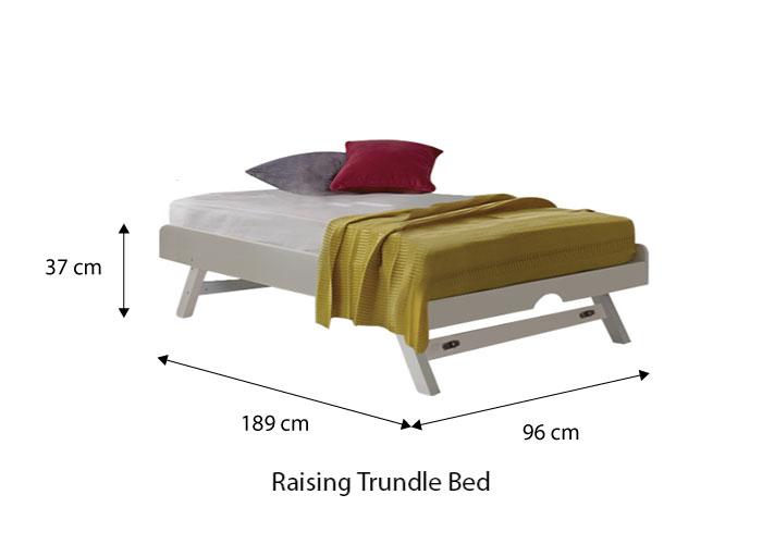 Jack Single Bed Frame with Pull Out Single Raising Bed